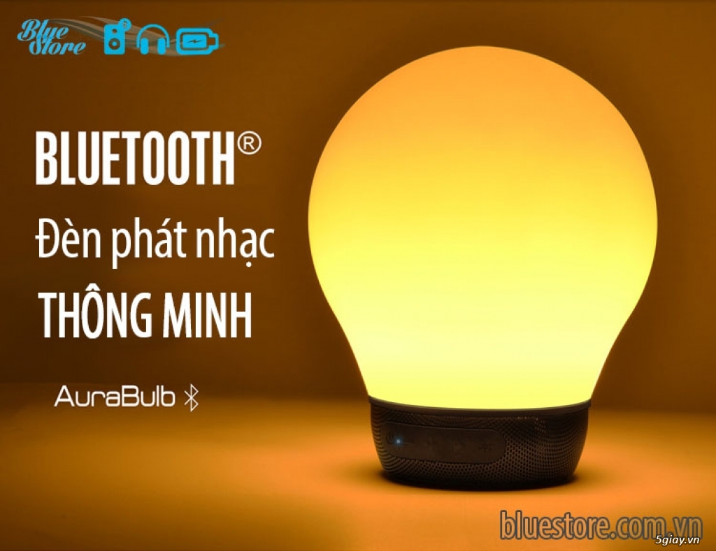 Loa thông minh AURA BULB & Sạc dự phòng SS 11300mah chính hãng - 1