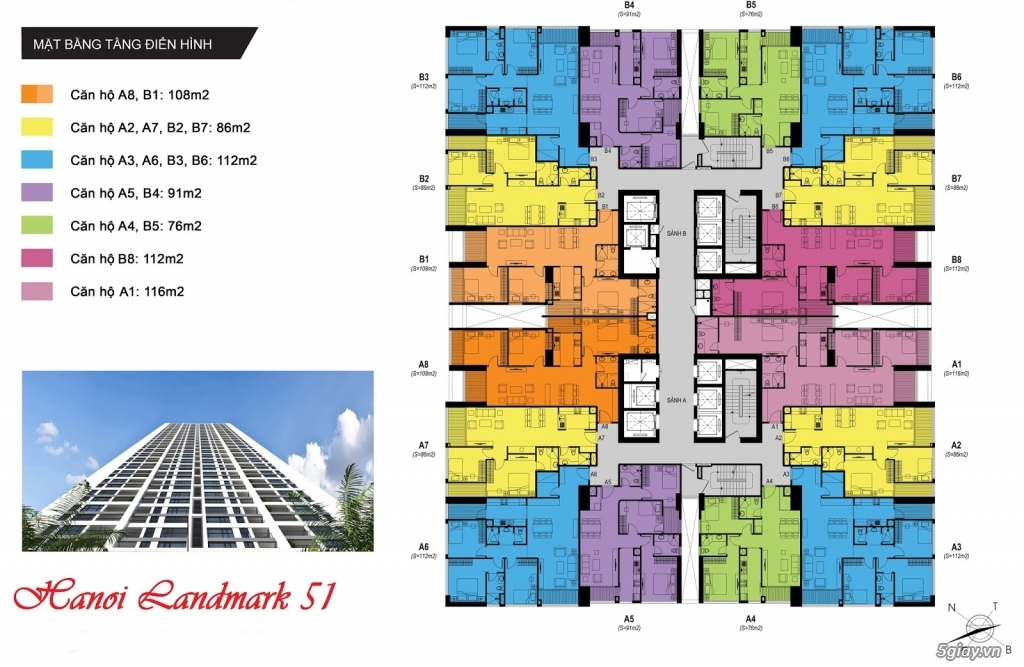 Dự án Hà Nội Landmark 51 quận Hà Đông 1,8 tỷ/ căn - 0985.223.887 - 1