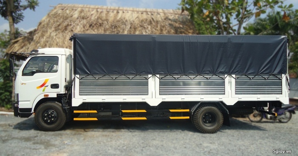Xe tải Veam VT490A Mui bạt 5 tấn thùng 6m