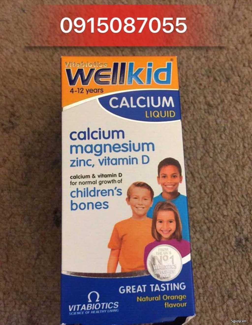 Vitamin tổng hợp Wellkid Calcium dành cho trẻ từ 4 đến 12 tuổi.hàng Anh Quốc chính hãng - 4