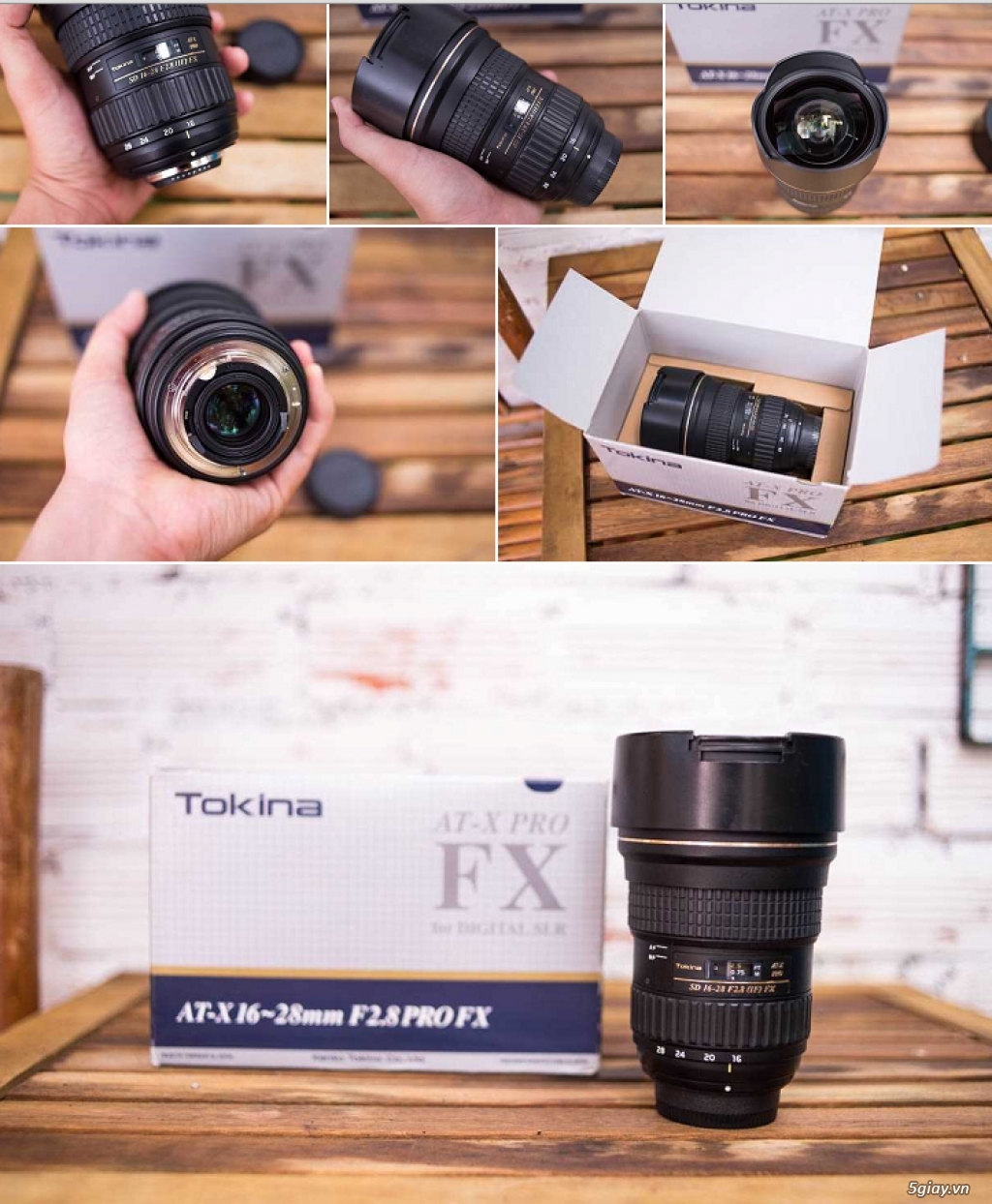 Tokina 16-28 F2.8 FX Pro + Tamron 28-75 f2.8 for Nikon,pin wasabi FW50, Lplate a6k