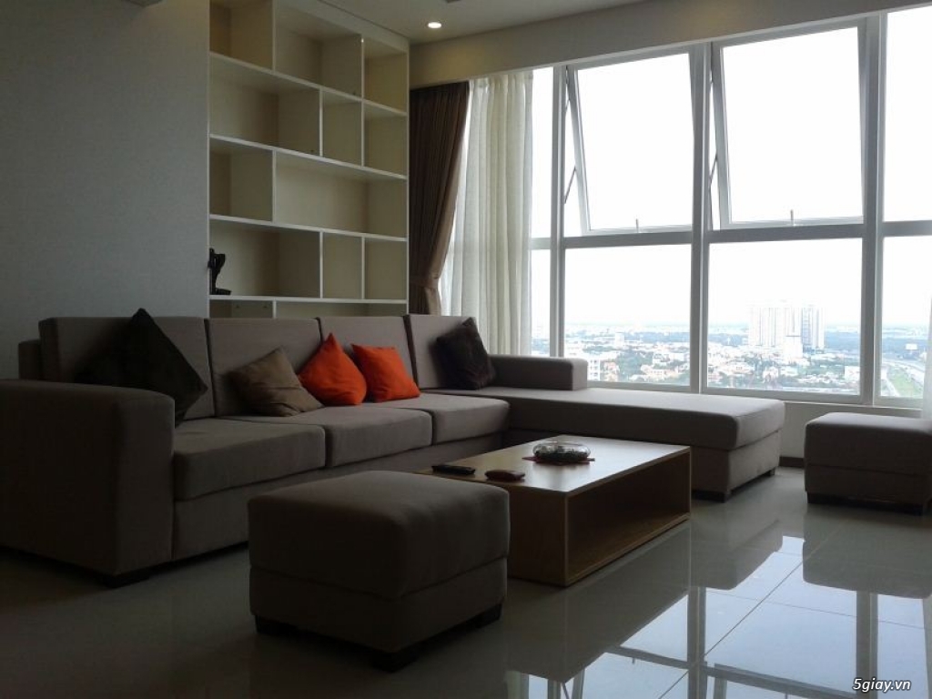 Cho thuê căn hộ Cộng Hòa Plaza, Tân Bình, 93m2, 3PN, góc 2MT mới đẹp, đầy đủ tiện nghi, khu K300 - 4