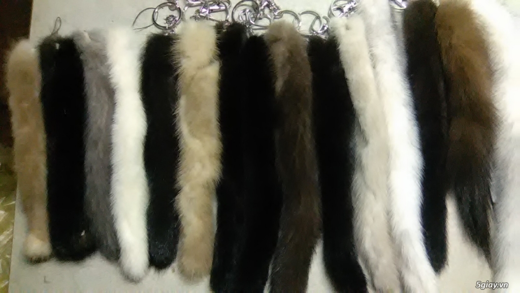 Bán da đuôi chồn làm móc khóa(da thật100%) - 2