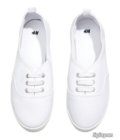 Giày vải H&M chính hãng, chất liệu an toàn , form đơn giản dễ thương - 1