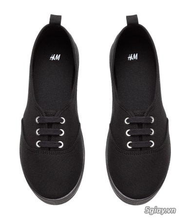 Giày vải H&M chính hãng, chất liệu an toàn , form đơn giản dễ thương - 3
