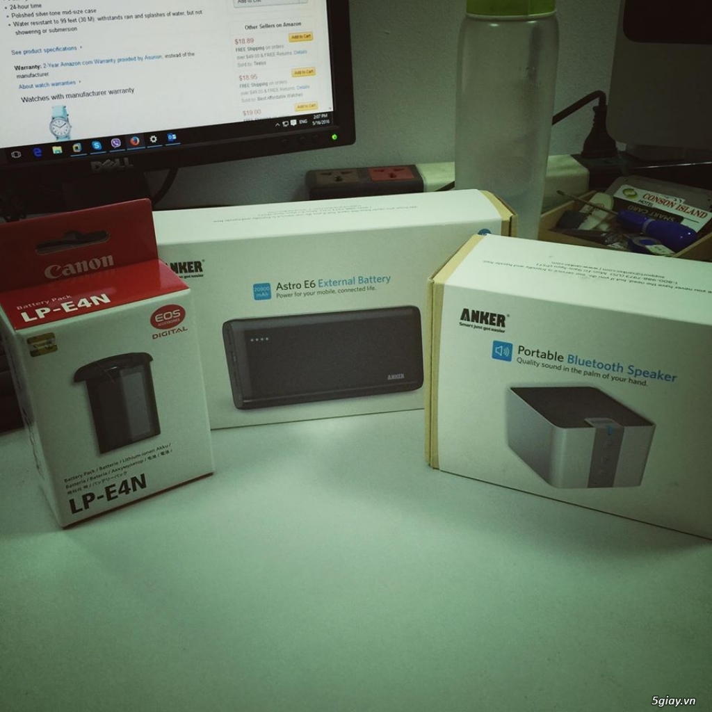 Thanh lý Loa Bluetooth Anker A7908-White new 100% full box