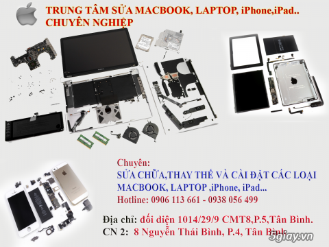 DỊCH VỤ CÀI ĐẶT, SỬA CHỮA MACBOOK - TRUNG TÂM CHUYÊN SỬA CHỮA MACBOOK UY TÍN TẠI TPHCM - 4
