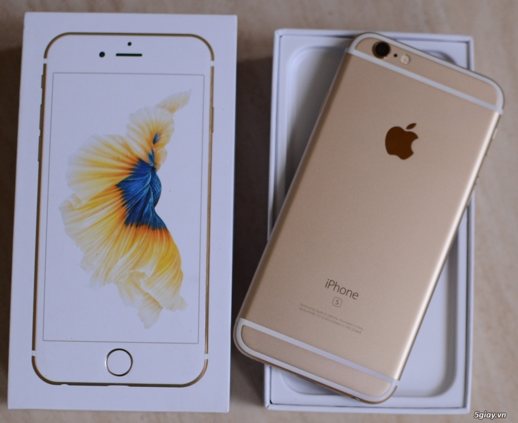 iPhone 6s Lock Tmobile Gold fullbox phụ kiện Zin tặng sim ghép - 1