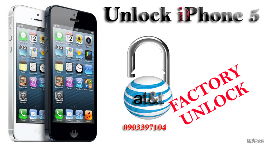 Dịch vụ Unlock iPhone 4 4s 5 5c 5s 6 6Plus 6s giá rẻ và bảo hành vĩnh viễn