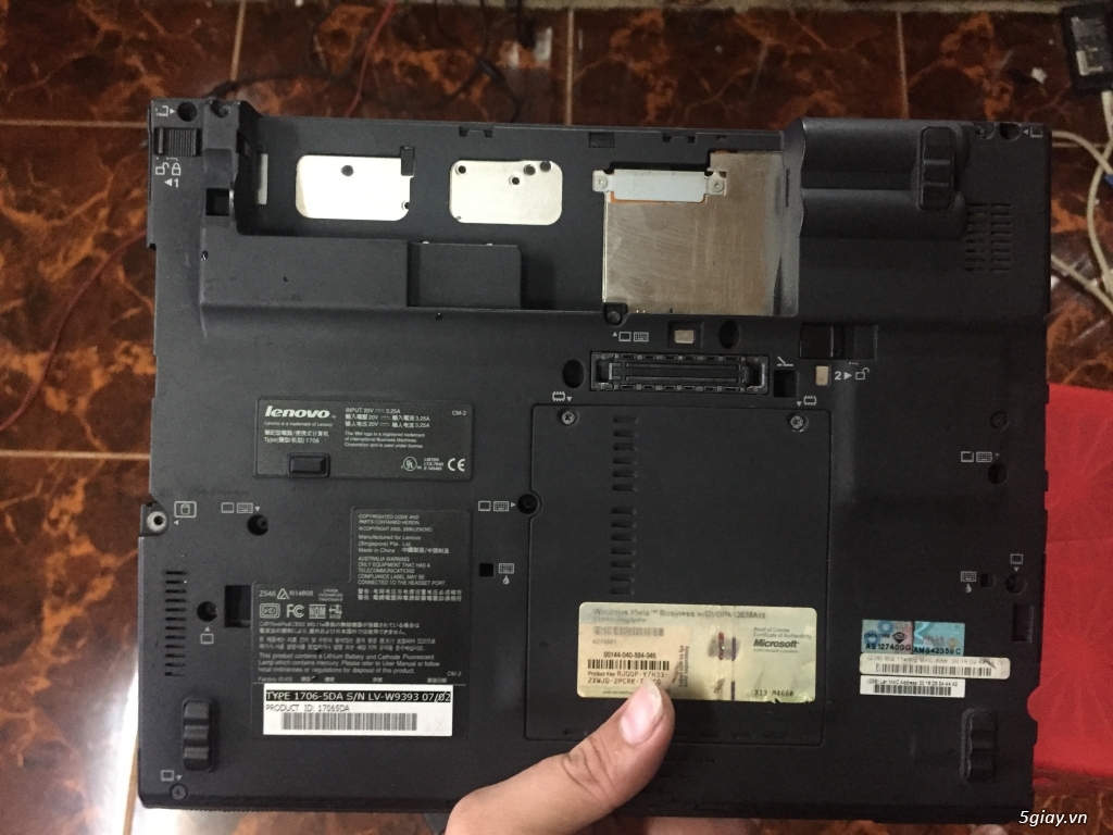 thanh lý 2 e Thinkpad X61 và X61S , không phụ kiện - 2