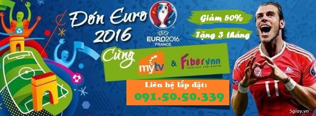 Sôi động Euro 2016 cùng MyTV của VNPT