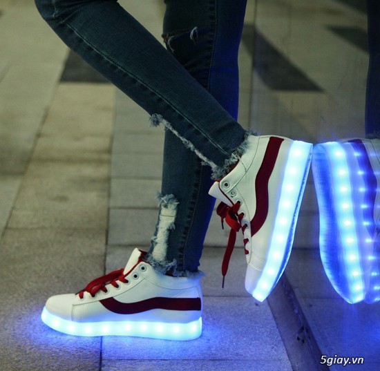 Giày phát sáng đèn led siêu đẹp, phụ kiên phát sáng - 11