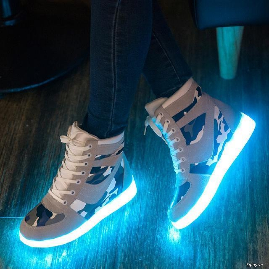 Giày phát sáng đèn led siêu đẹp, phụ kiên phát sáng - 13
