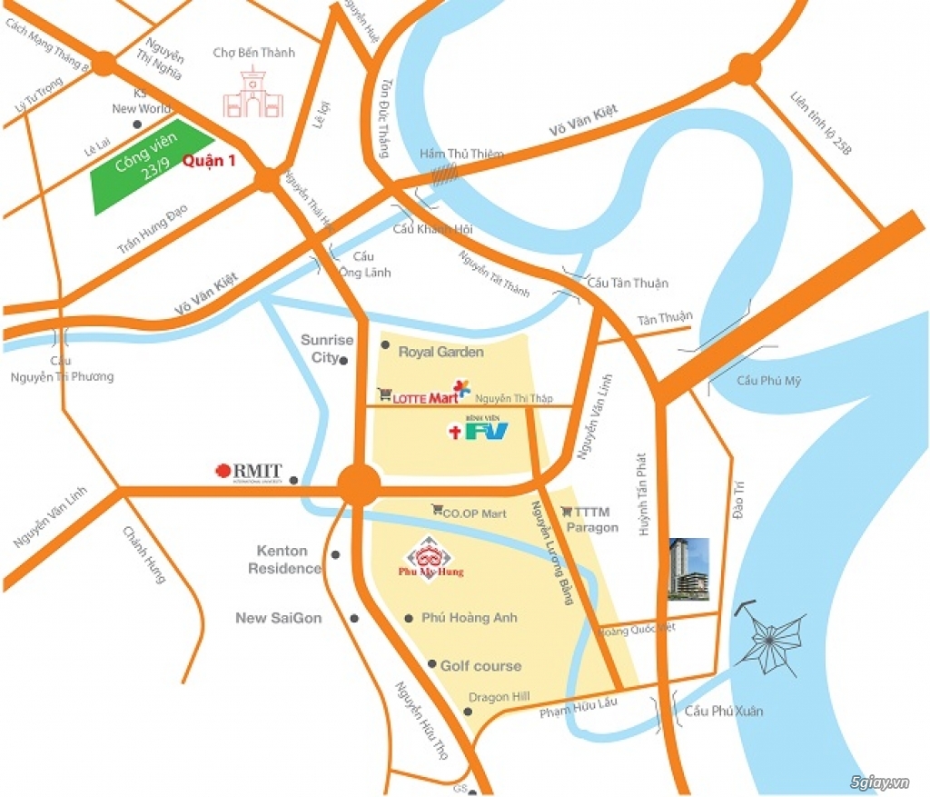 Chung cư cao cấp Q7 chính thức mở bán, giá chỉ 1.1 tỉ. - 3