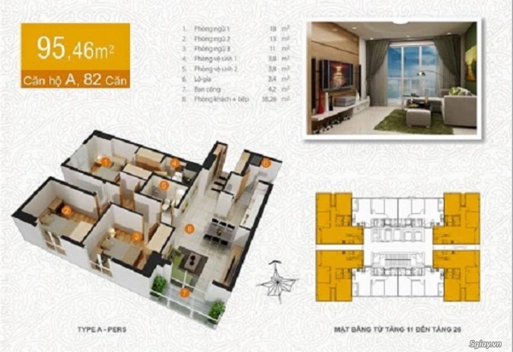 Chung cư cao cấp Q7 chính thức mở bán, giá chỉ 1.1 tỉ. - 2