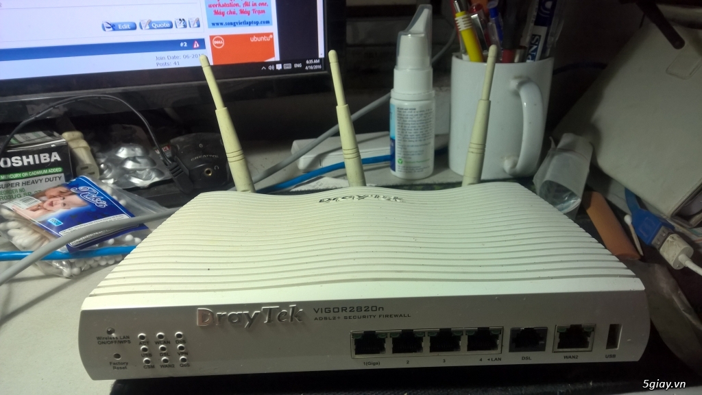 fiber-router-wifi-modem: tplink, Draytek, fiber quang Gpon, linksys, totolink - 7