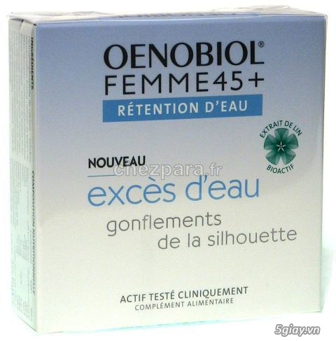 Oenobiol Pháp giá rẻ giúp giảm thâm quầng mắt, chống lão hóa, giảm rụng tóc, giảm cân tự nhiên,...