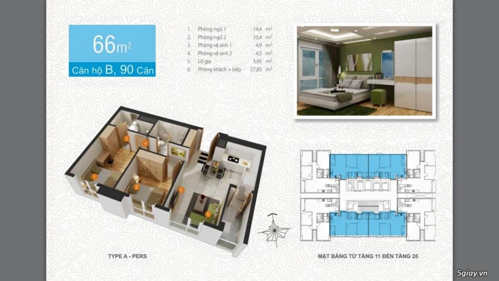 Chung cư cao cấp Q7 chính thức mở bán, giá chỉ 1.1 tỉ. - 1