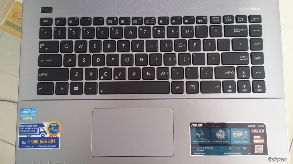 laptop asus i3, x450c - 1