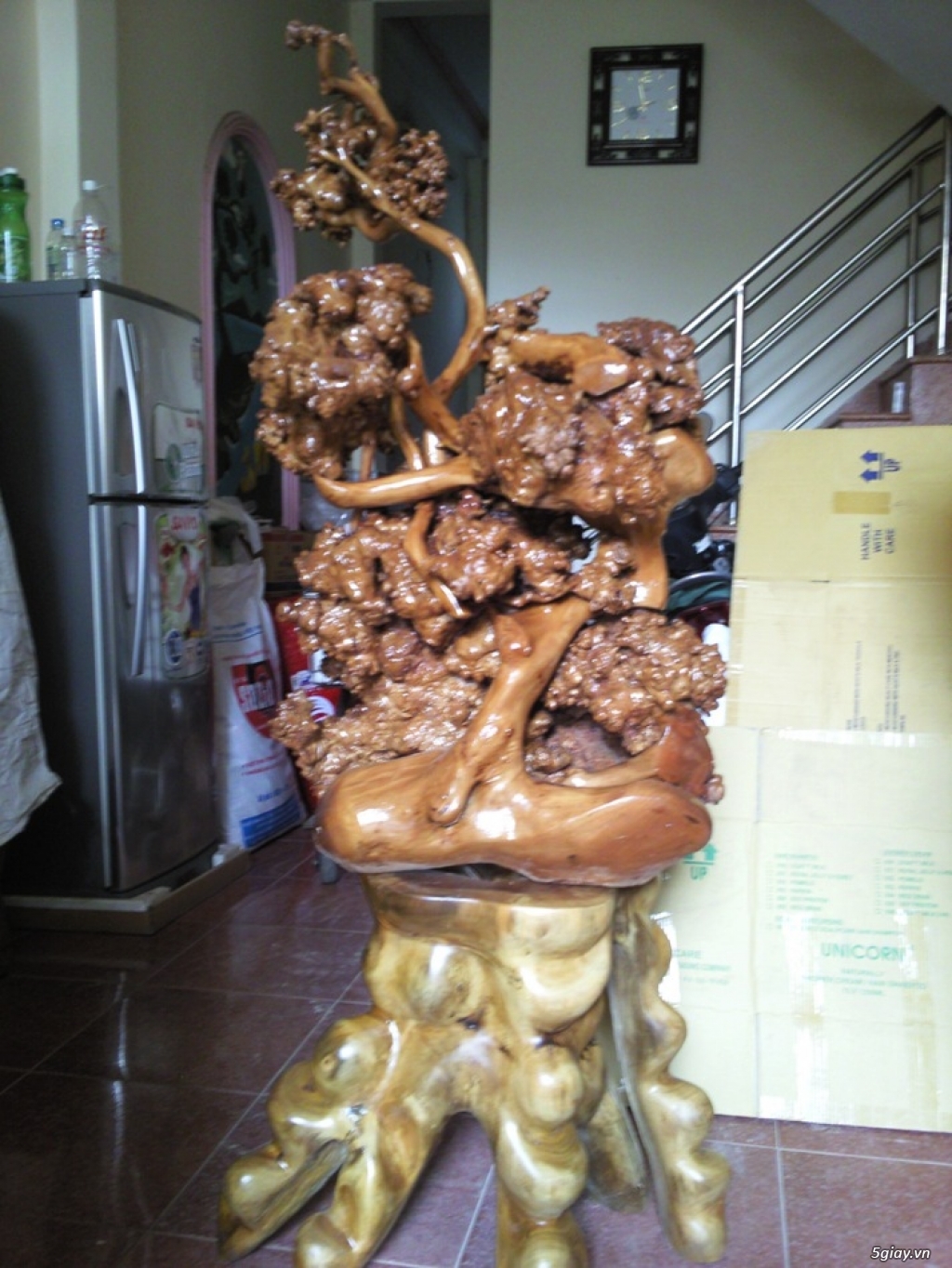 Bán lộc bình, di lặc, phúc lộc thọ, gốc nu các loại gỗ... giá rẻ - 27