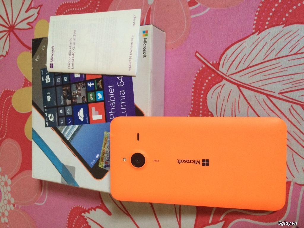 microsoft Lumia 640XL màu Cam full box Bảo hành đến T4/2017 - 1