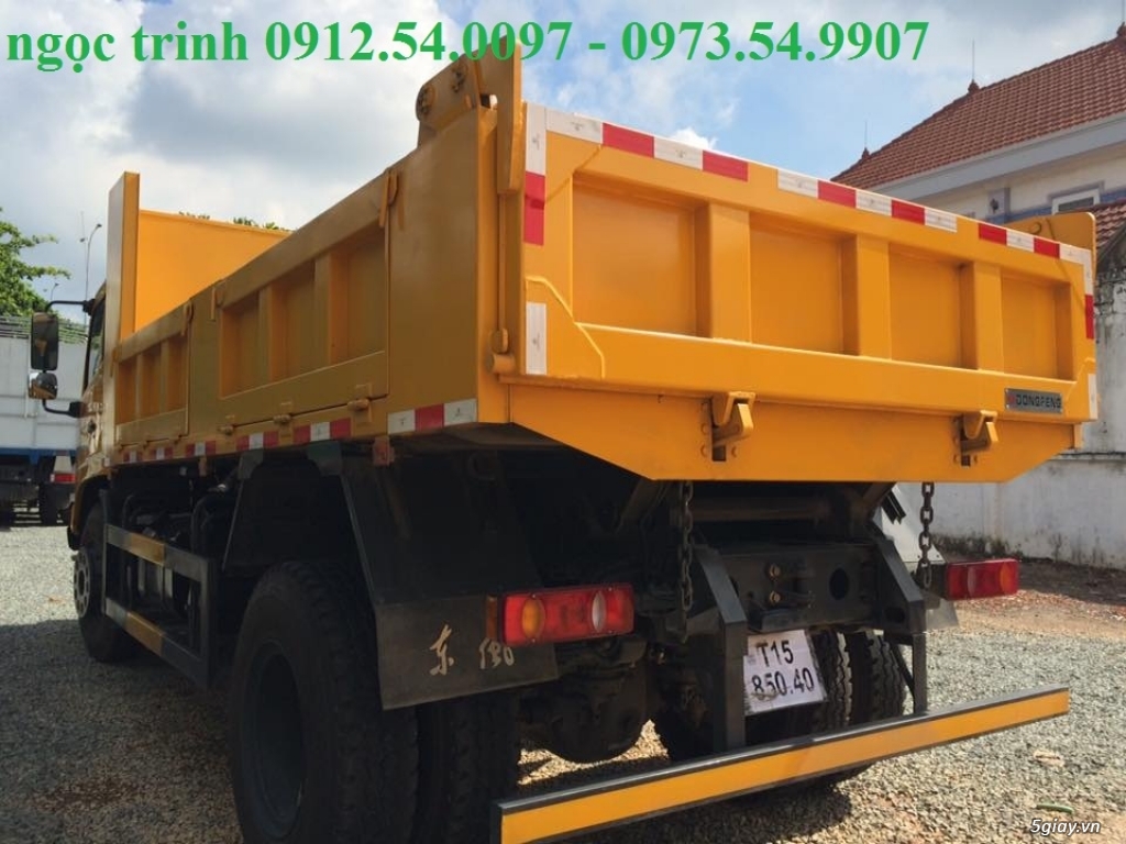 xe ben 8 tấn YC 180 thùng vuông nhập khẩu - 1