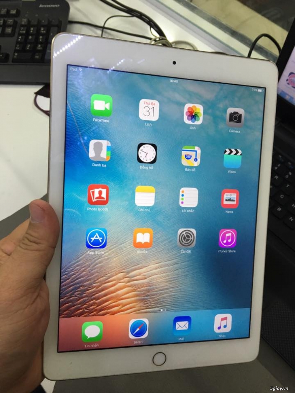 iPad Air 2 64Gb Gold, Only Wifi, còn BH toàn cầu 7 Tháng