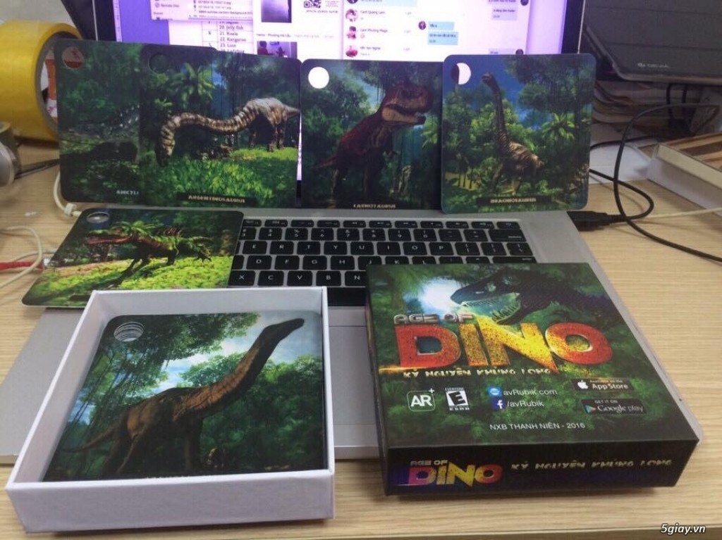 Bộ Thẻ AR Dino Age - Kỷ nguyên Khủng Long (3D) - 4