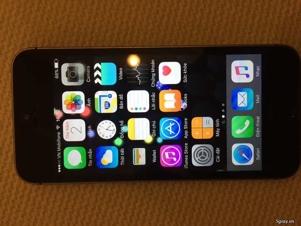 Bán IPhone 5S 16G màu Gray zin100% 1 đời chủ - 4