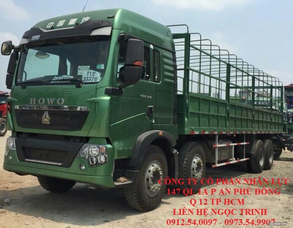 giá xe tải howo T5G nhập khẩu