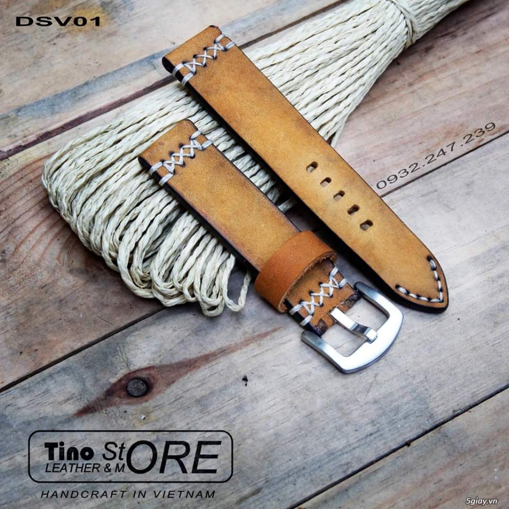 Dây đồng hồ và các phụ kiện bằng da thật
