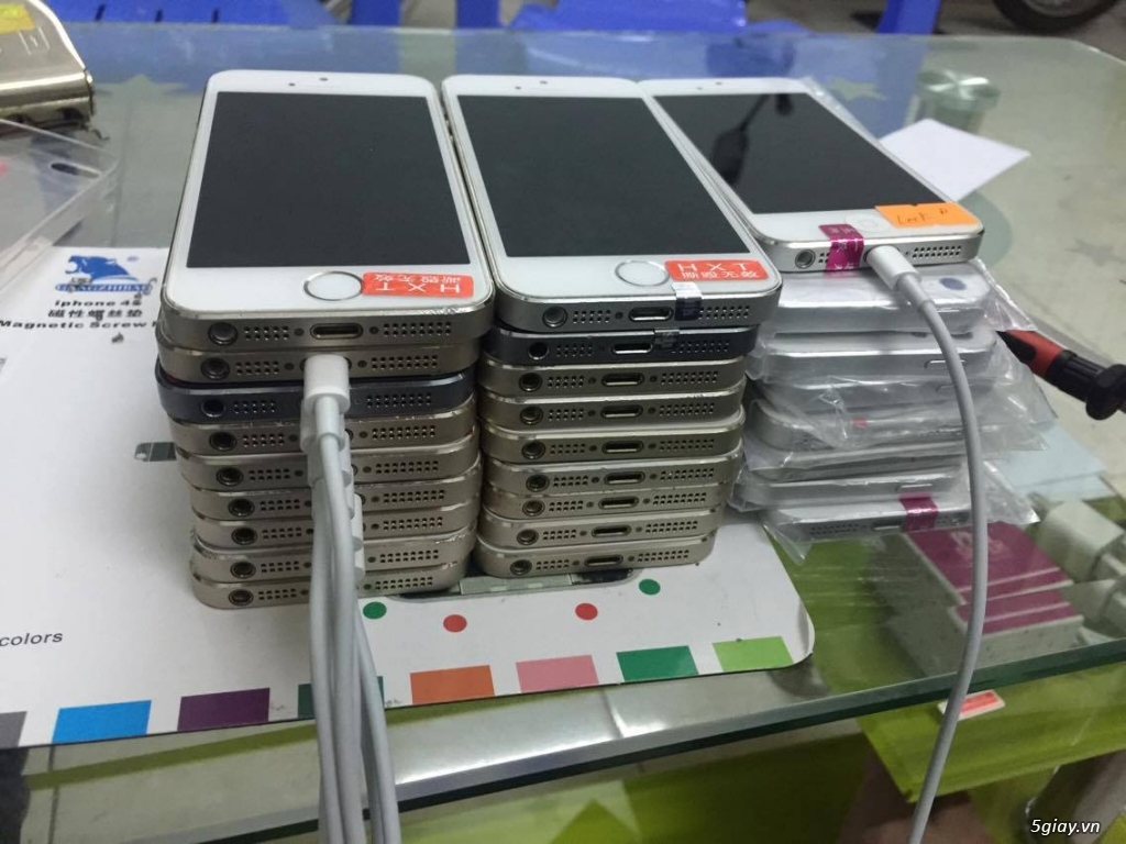 1tr890 Iphone 5 Lock nhật SoftBank 16-32g Bao fix full - 1