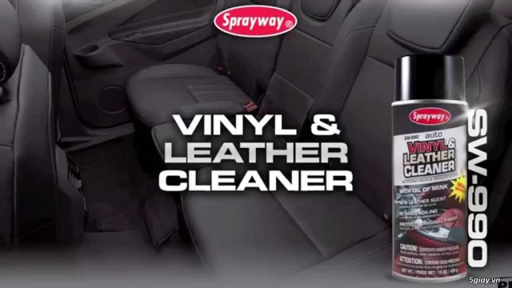 Chai Xịt Vệ Sinh Đồ Da - Sprayway Vinyl Leather Cleaner - 3