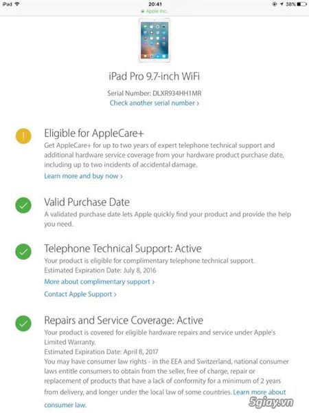 Ipad Pro 9.7 32GB Only Wifi Rose Gold FullBox - 2