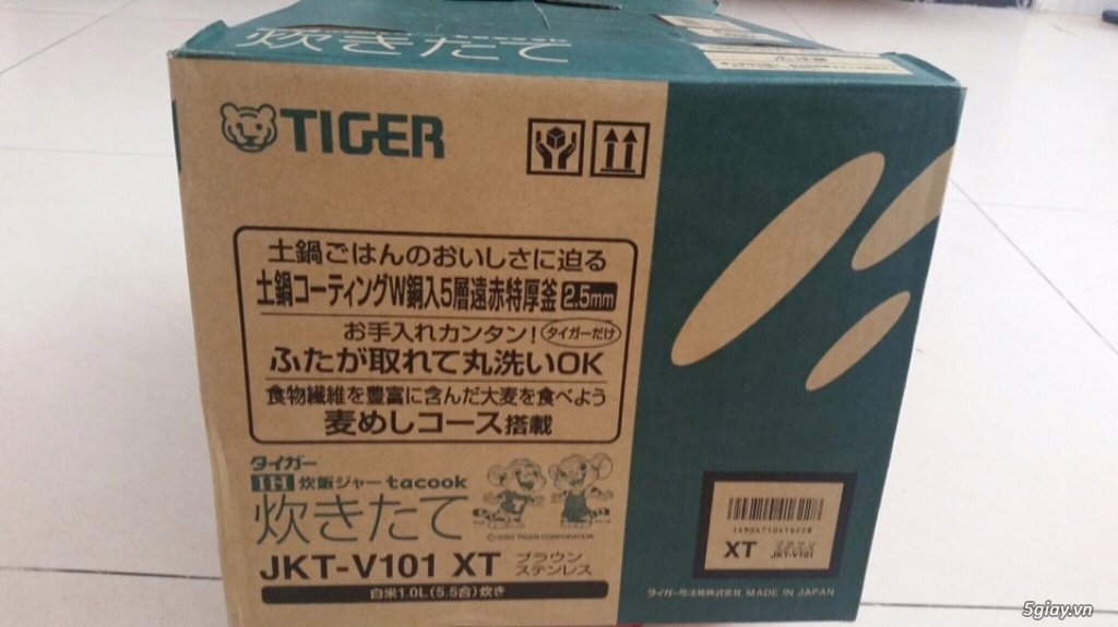Nồi cơm điện từ Tiger, nhập từ Nhật, mới 100% - 5