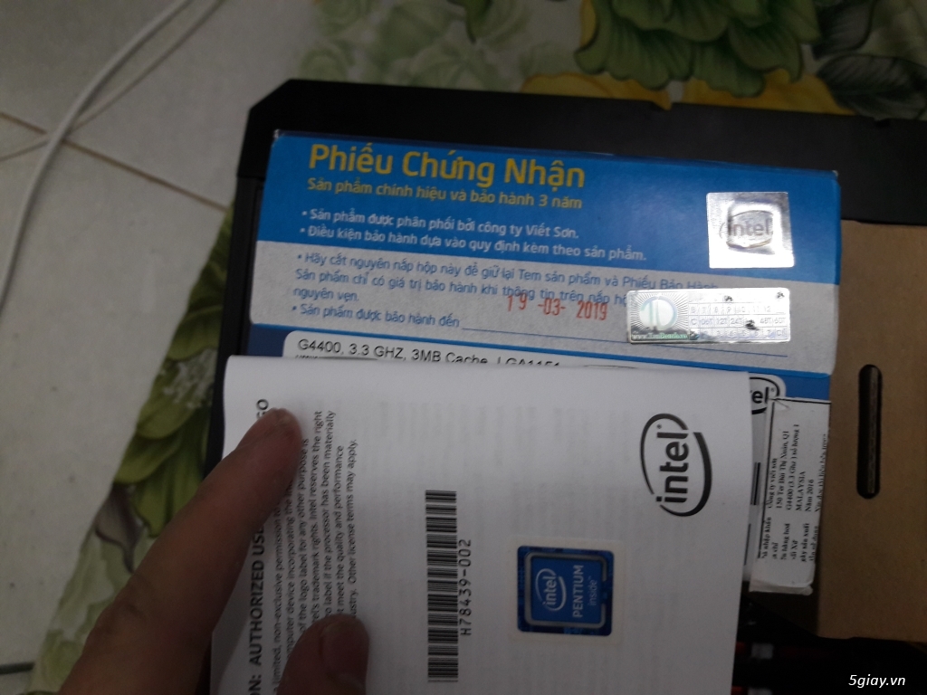 Cần ra đi Intel G4400