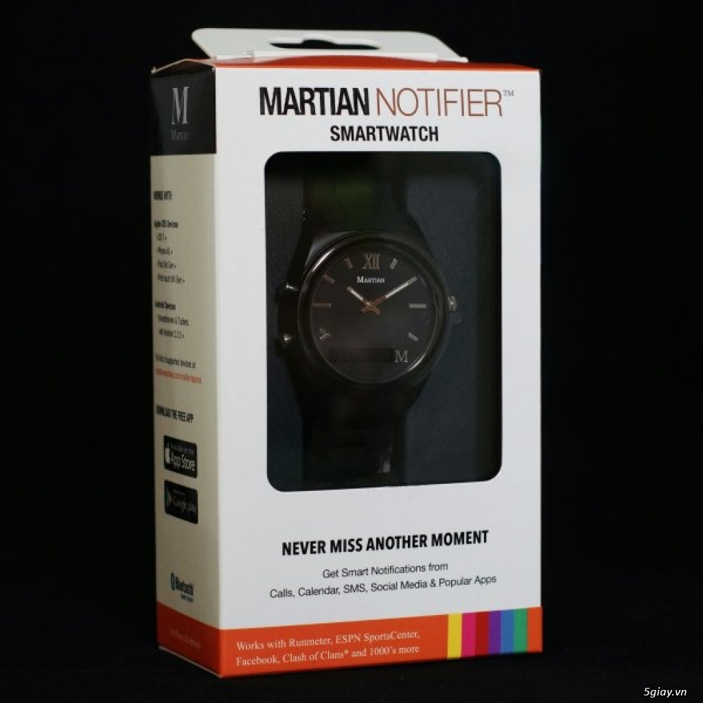 Bán Martian Smartwatch xách tay Mỹ ko dùng - 1