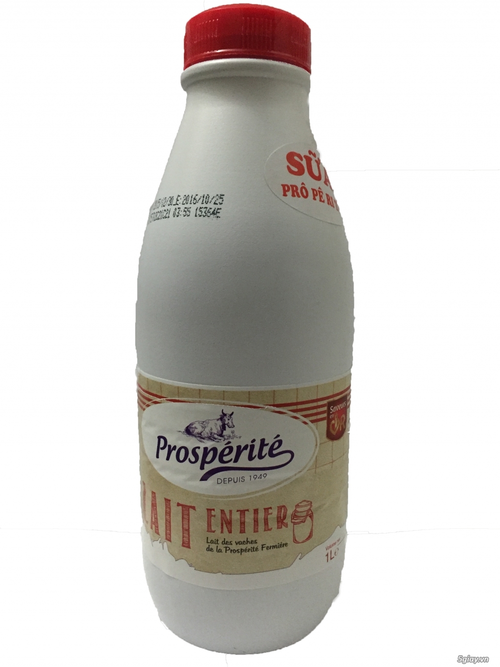 Khỏe hơn với sữa tươi tiệt trùng nguyên kem Prosperite Pháp