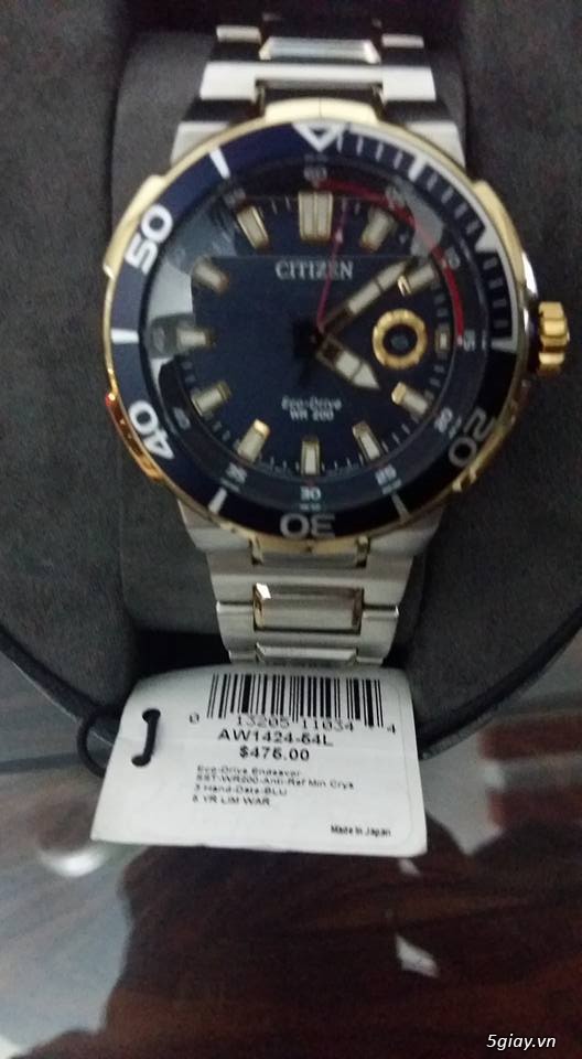 [new99%-LH:Fix] Đồng hồ nam Citizen chính hãng US
