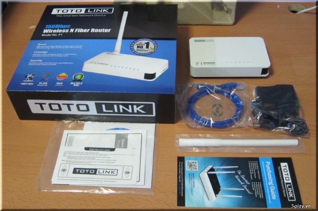 Modem Totolink F1, TPLink 1043ND, Converter Quang - 1