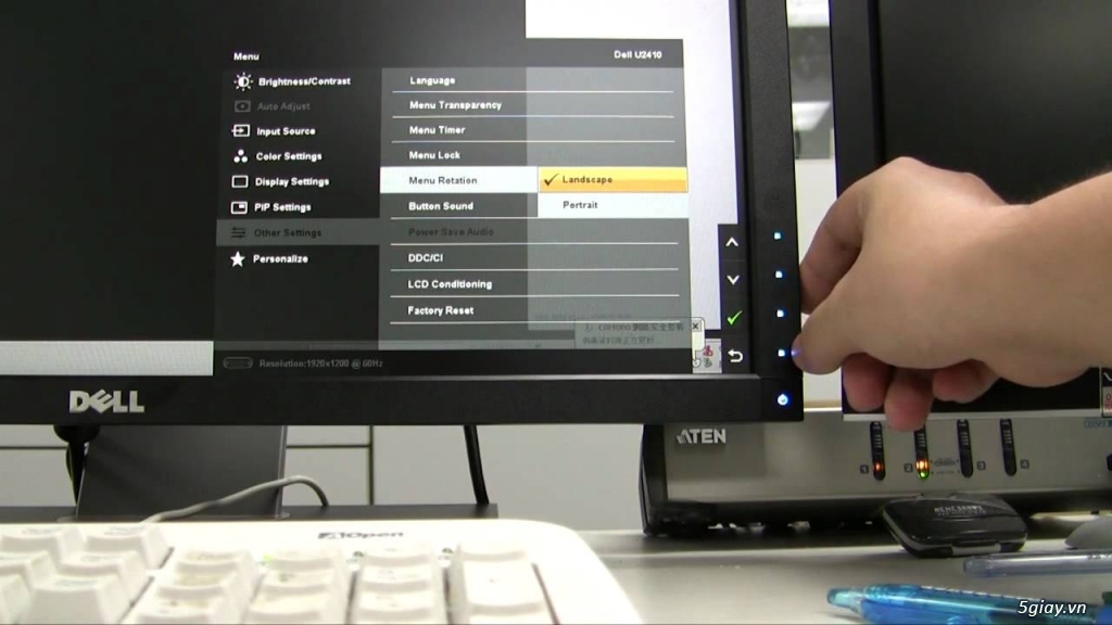 Bán màn Hình Dell U2410 dòng  ultrasharp đồ họa cao cấp - 1