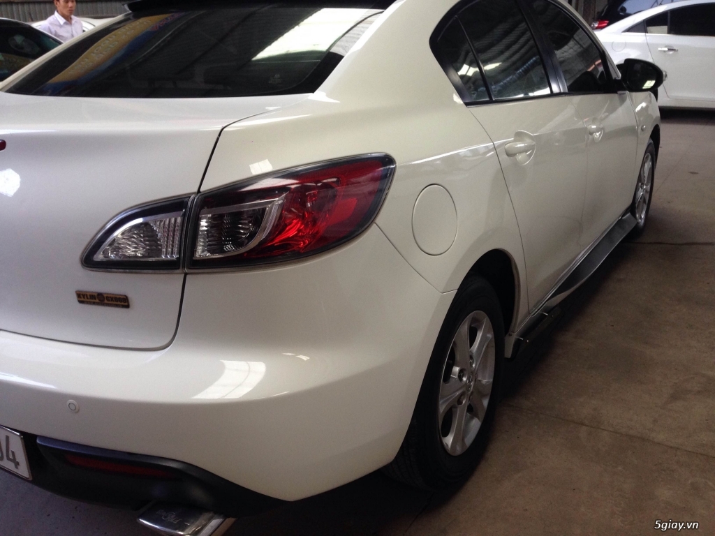 Bán mazda 3 1.6AT màu trắng 2010 hàng nhập khẩu BSTP 1 đời chủ - 3