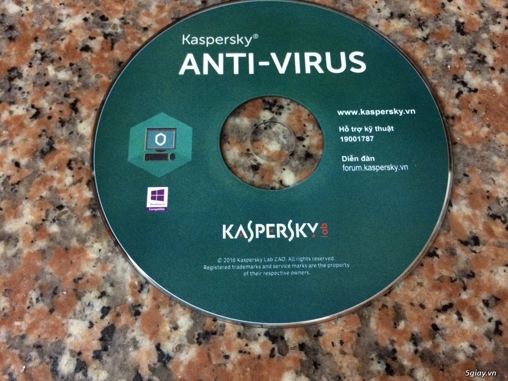 Mua Kaspersky Anti-Virus 2016 Tặng thêm thẻ 6 tháng. - 1