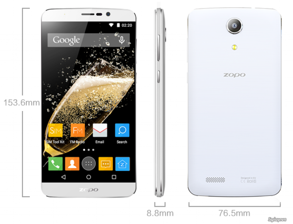 bán 2 dt  cẳm ứng  anroid 250k mới 98% - 1