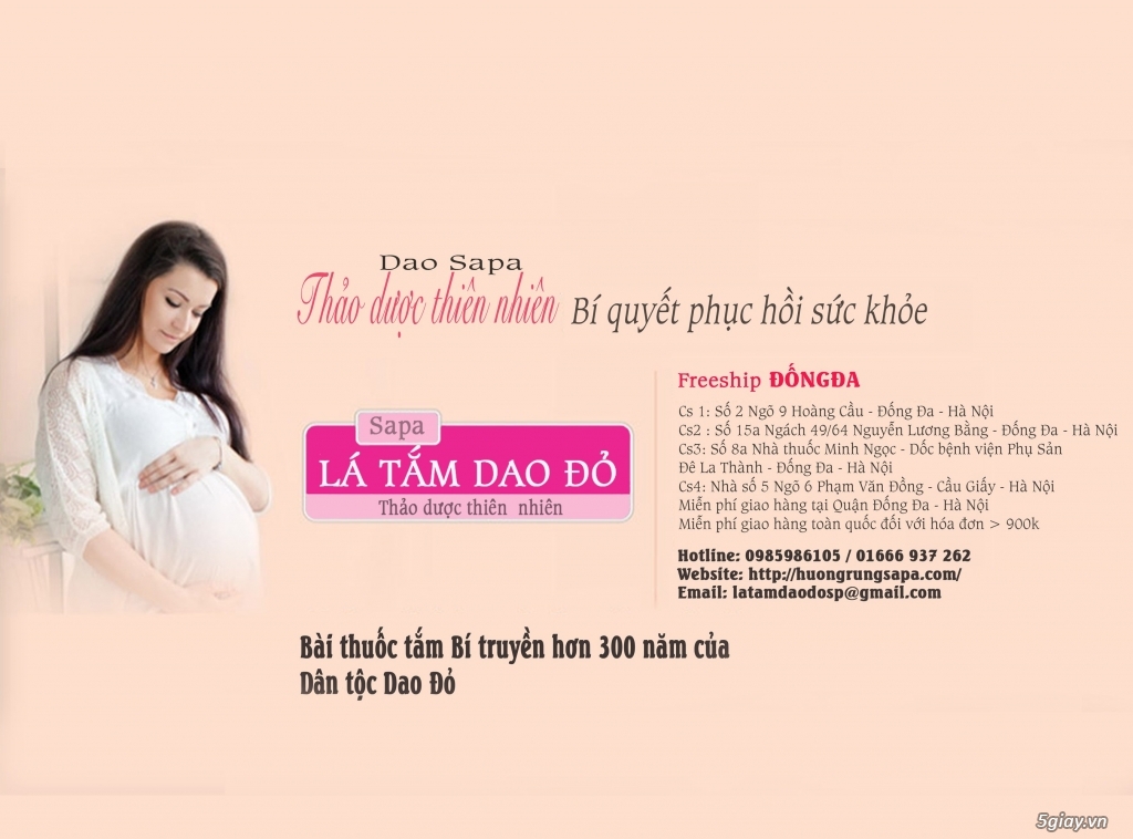 Dao sapa thảo dươc tắm giảm đau ,phòng hậu sản,phục hồi sức khỏe cho phụ nữ sau sinh - 1