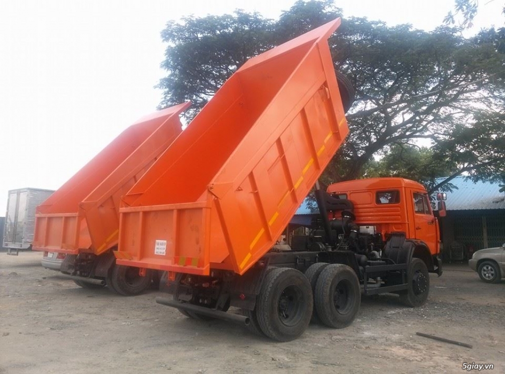 xe ben kamaz 3 chân nhập khẩu - 4