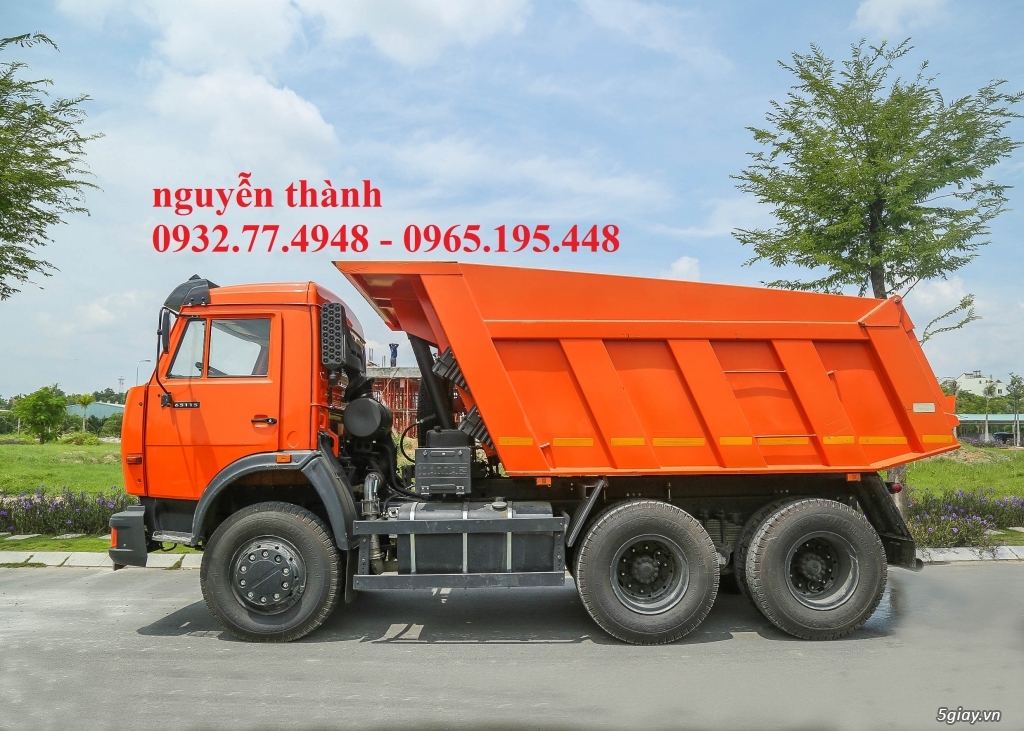xe ben kamaz 3 chân nhập khẩu - 3