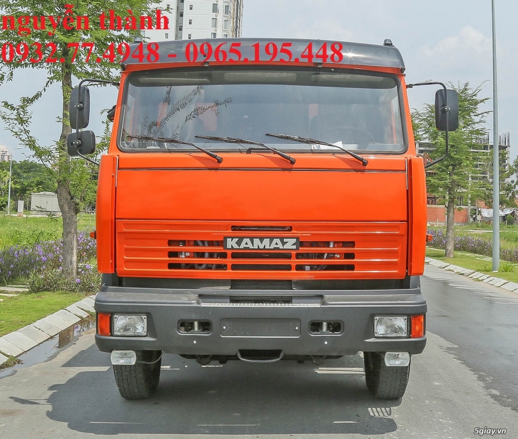 xe ben kamaz 3 chân nhập khẩu - 2