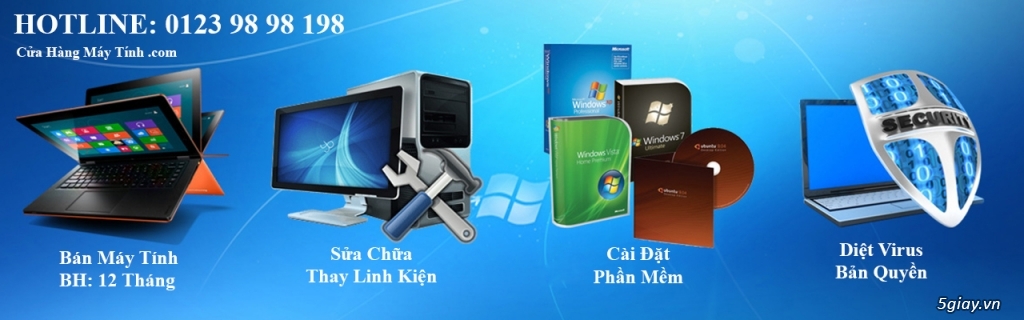 Sửa Máy in tận nơi, Cài win 7,8,10 - Sửa Máy Tính và Thay Linh Kiện chính hãng bảo hành 3th -> 1 năm - 1