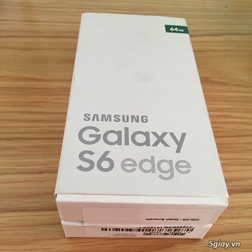 GALAXY S6 EGDE 64Gb xanh lục bảo fullbox 99% xách tay từ Sing.